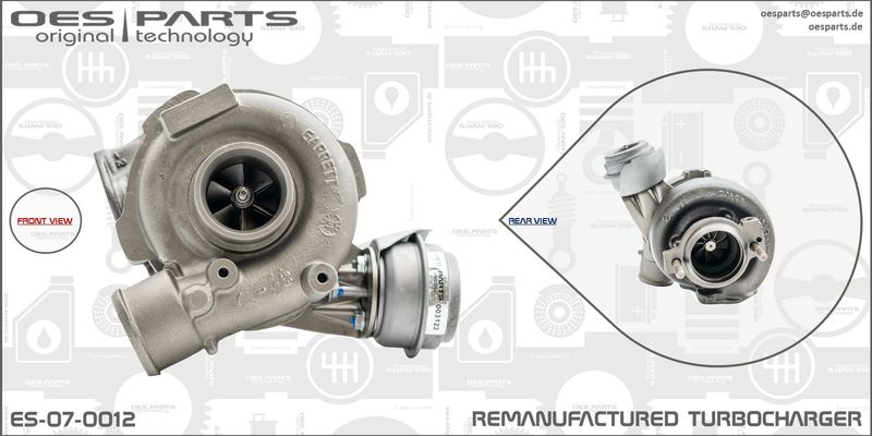 OES PARTS Компрессор, наддув ES-07-0012